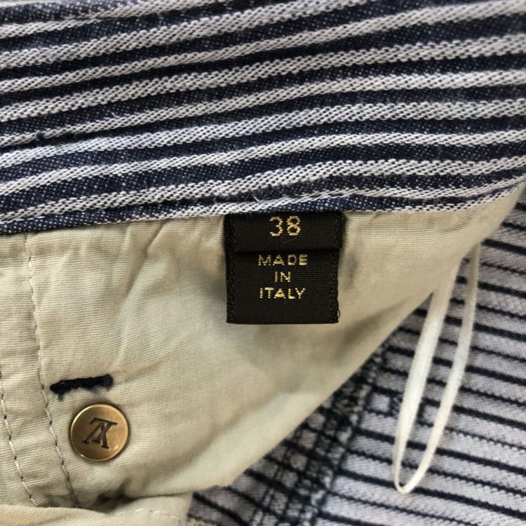 Louis Vuitton Louis Vuitton Striped Monogram Pants Size 38 Size 27" / US 4 / IT 40 - 4 Thumbnail