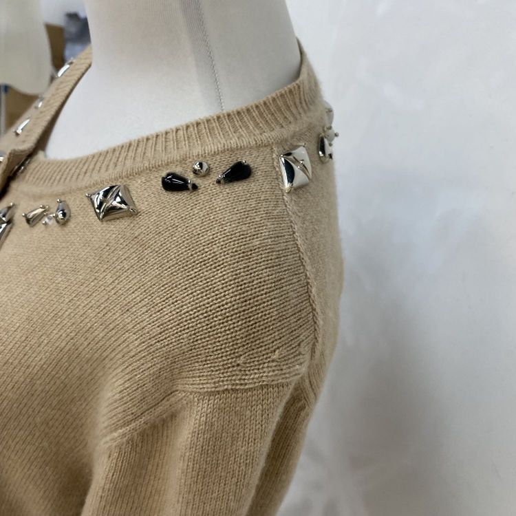 Louis Vuitton Louis Vuitton Embellished Cardigan Size L Size L / US 10 / IT 46 - 7 Thumbnail