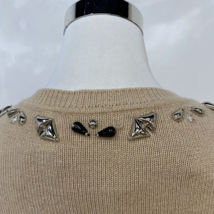 Louis Vuitton Louis Vuitton Embellished Cardigan Size L Size L / US 10 / IT 46 - 8 Thumbnail