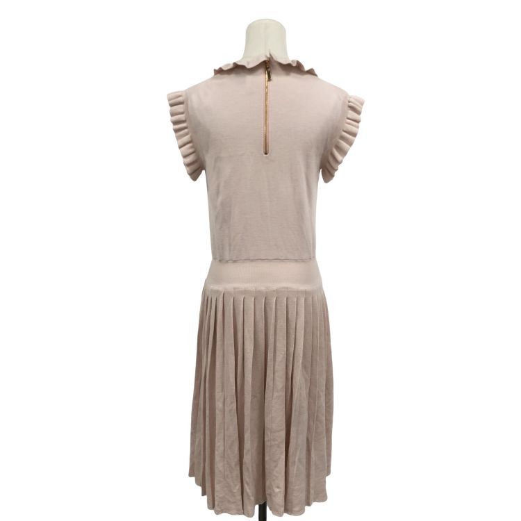 Louis Vuitton Louis Vuitton Pink Knit Midi Dress Size S Size S / US 4 / IT 40 - 2 Thumbnail