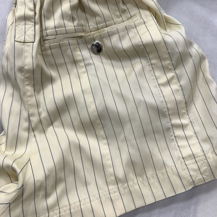 Louis Vuitton Louis Vuitton Striped Silk Shorts Size 34 Size 25" / US 0 / IT 36 - 9 Thumbnail