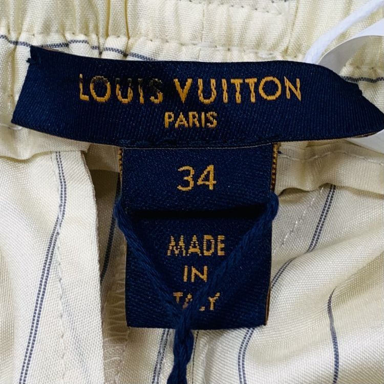 Louis Vuitton Louis Vuitton Striped Silk Shorts Size 34 Size 25" / US 0 / IT 36 - 3 Thumbnail