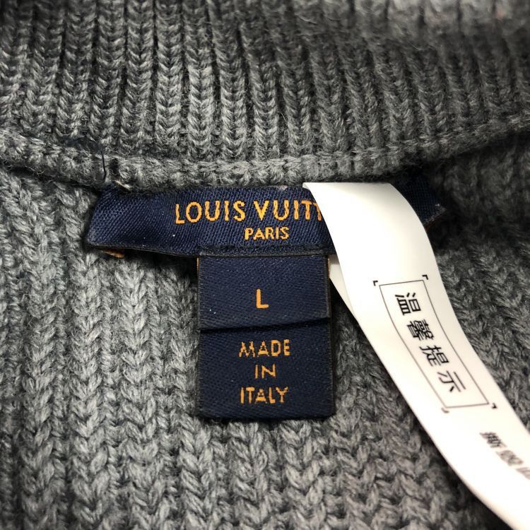 Louis Vuitton Louis Vuitton Logo Patch Sweater Size L Size US L / EU 52-54 / 3 - 3 Thumbnail