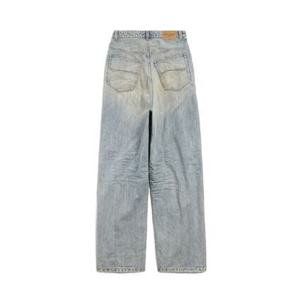 Balenciaga pull-up pants in blue indigo denim Size US 32 / EU 48 - 2 Thumbnail