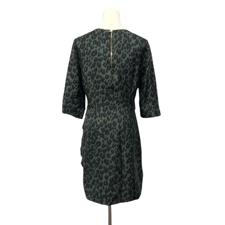 Louis Vuitton Louis Vuitton Green Leopard Print Dress Size 36 Size XS / US 0-2 / IT 36-38 - 2 Thumbnail