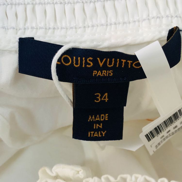 Louis Vuitton Louis Vuitton Smocked Cotton Blouse Size 34 Size XS / US 0-2 / IT 36-38 - 3 Thumbnail