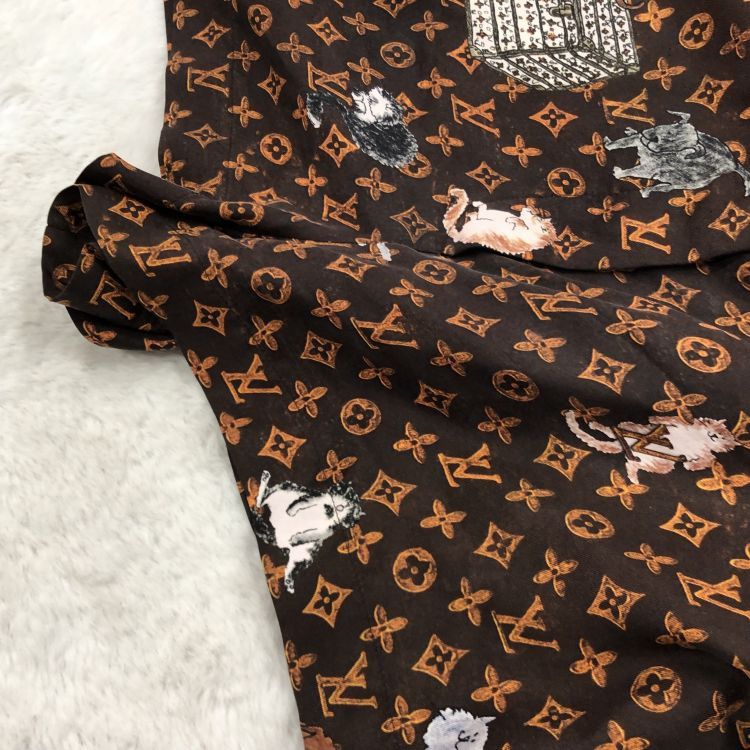 Louis Vuitton Louis Vuitton Cat Print Monogram Shorts Size 34 Size 25" / US 0 / IT 36 - 6 Thumbnail