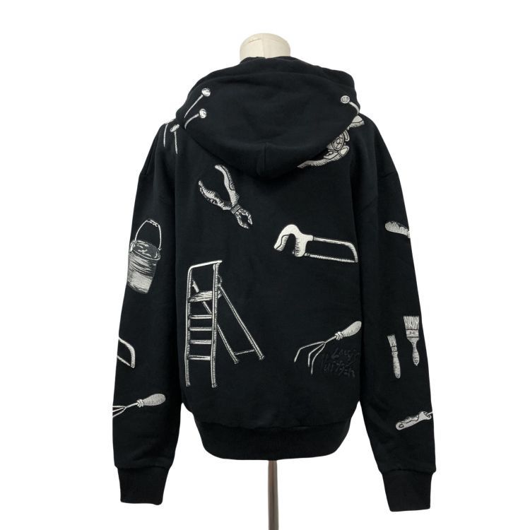 Louis Vuitton Louis Vuitton Tool Print Hoodie Size XS Size XS / US 0-2 / IT 36-38 - 2 Thumbnail