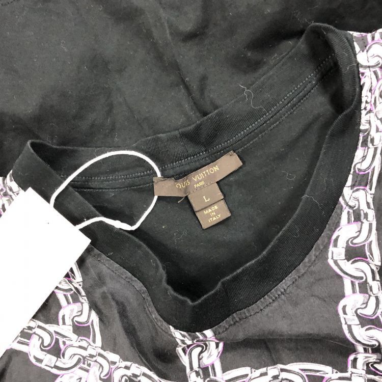 Louis Vuitton Louis Vuitton Chain Print T-Shirt Size L Size US L / EU 52-54 / 3 - 5 Thumbnail