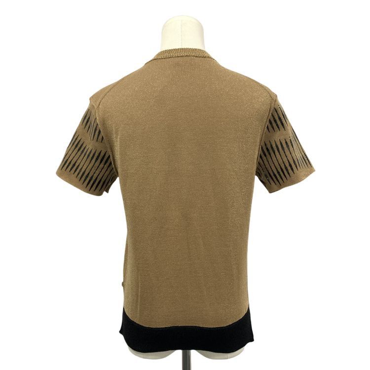 Louis Vuitton Louis Vuitton Metallic Knit Shirt Size M Size US M / EU 48-50 / 2 - 2 Thumbnail