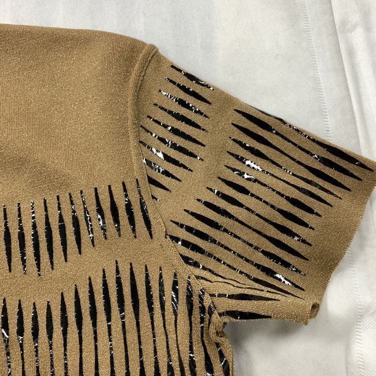 Louis Vuitton Louis Vuitton Metallic Knit Shirt Size M Size US M / EU 48-50 / 2 - 6 Thumbnail