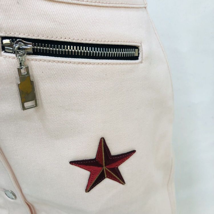 Louis Vuitton Louis Vuitton Star Patch Mini Skirt Size 40 Size 28" / US 6 / IT 42 - 8 Thumbnail
