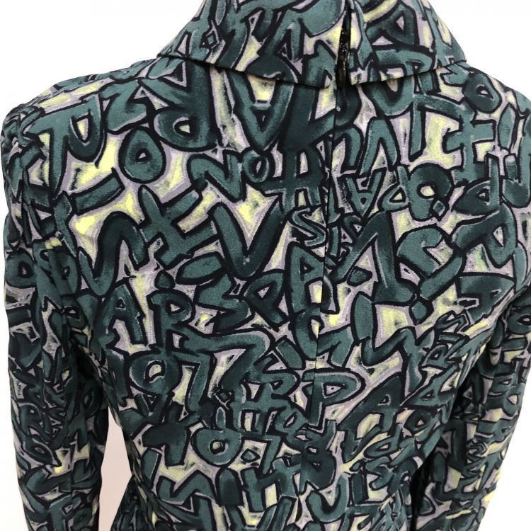 Louis Vuitton Louis Vuitton Graffiti Print Midi Dress Size 36 Size XS / US 0-2 / IT 36-38 - 8 Thumbnail