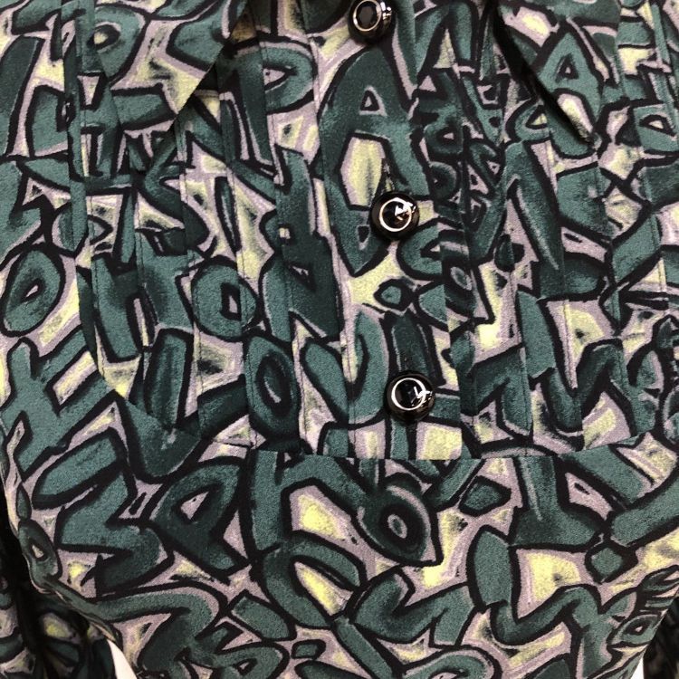 Louis Vuitton Louis Vuitton Graffiti Print Midi Dress Size 36 Size XS / US 0-2 / IT 36-38 - 6 Thumbnail
