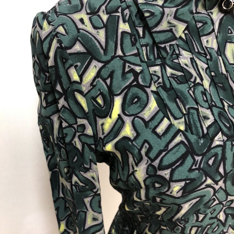 Louis Vuitton Louis Vuitton Graffiti Print Midi Dress Size 36 Size XS / US 0-2 / IT 36-38 - 7 Thumbnail
