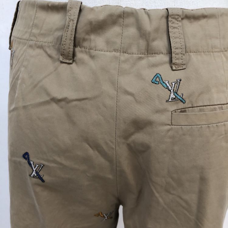 Louis Vuitton Louis Vuitton Embroidered Logo Casual Pants Size 30 Size US 30 / EU 46 - 11 Thumbnail