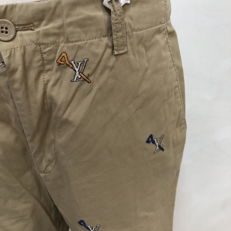 Louis Vuitton Louis Vuitton Embroidered Logo Casual Pants Size 30 Size US 30 / EU 46 - 6 Thumbnail
