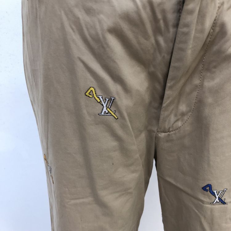 Louis Vuitton Louis Vuitton Embroidered Logo Casual Pants Size 30 Size US 30 / EU 46 - 8 Thumbnail