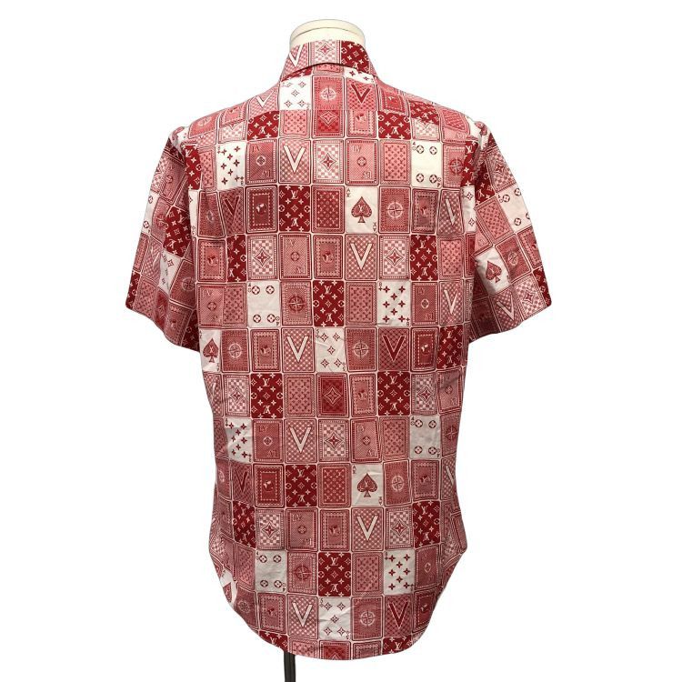 Louis Vuitton Louis Vuitton Poker Card Monogram Print Shirt Size L Size US L / EU 52-54 / 3 - 2 Thumbnail