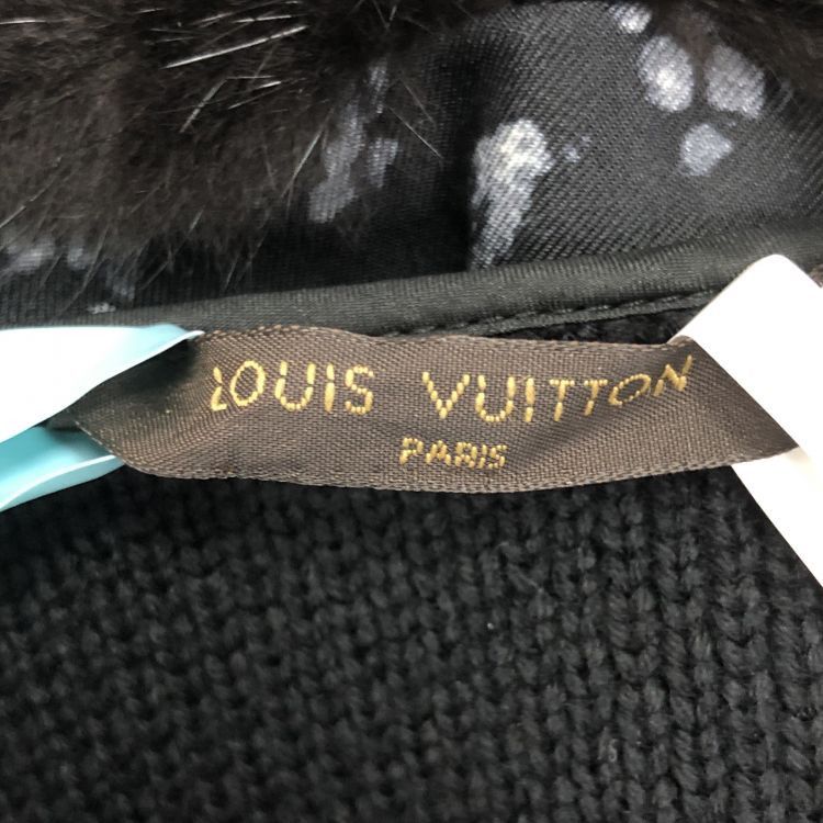 Louis Vuitton Louis Vuitton Mink Fur Collar Knit Jacket Size M Size M / US 6-8 / IT 42-44 - 3 Thumbnail