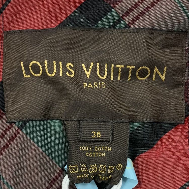 Louis Vuitton Louis Vuitton Plaid Cotton Coat Size 36 Size XS / US 0-2 / IT 36-38 - 3 Thumbnail