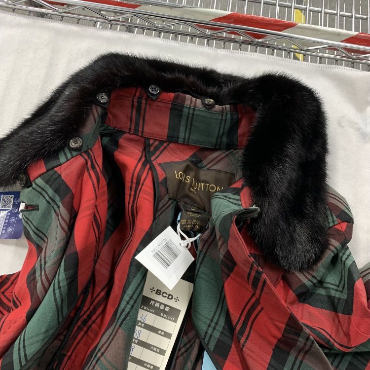 Louis Vuitton Louis Vuitton Plaid Cotton Coat Size 36 Size XS / US 0-2 / IT 36-38 - 7 Thumbnail