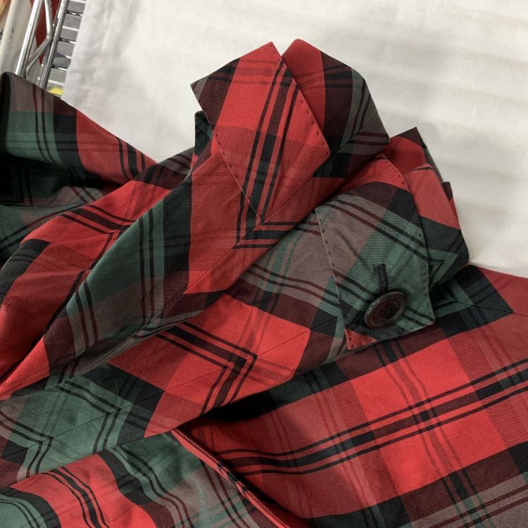 Louis Vuitton Louis Vuitton Plaid Cotton Coat Size 36 Size XS / US 0-2 / IT 36-38 - 6 Thumbnail