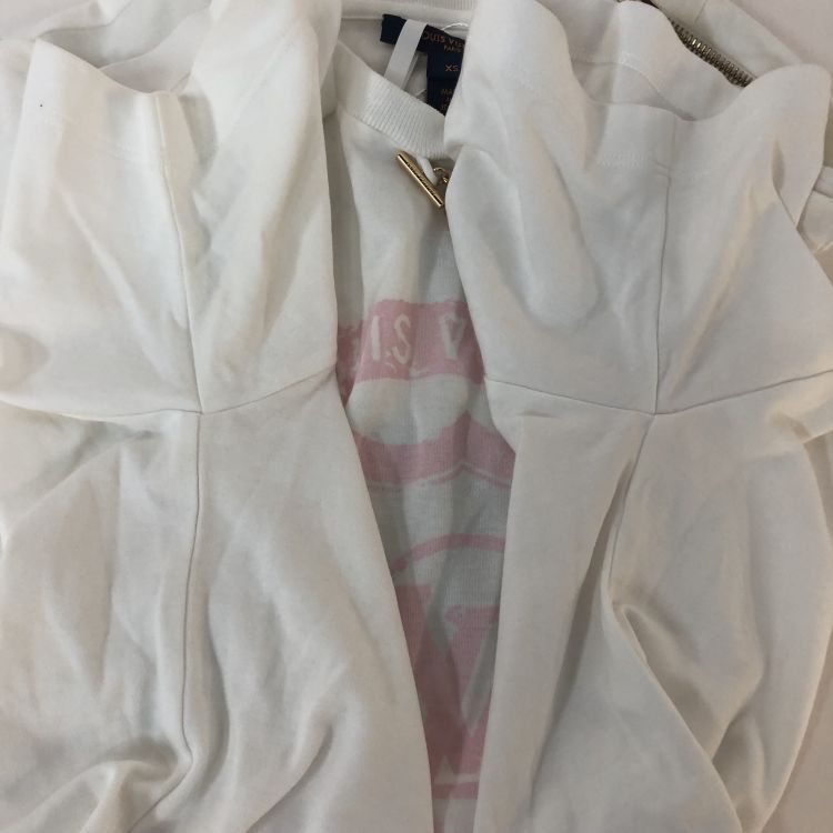 Louis Vuitton Louis Vuitton Pink Logo Zipper T-Shirt Size XS Size XS / US 0-2 / IT 36-38 - 10 Thumbnail