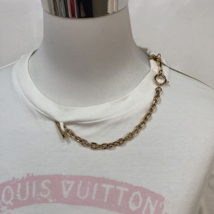 Louis Vuitton Louis Vuitton Pink Logo Zipper T-Shirt Size XS Size XS / US 0-2 / IT 36-38 - 6 Thumbnail