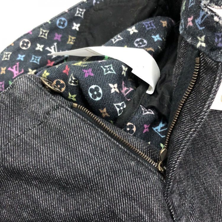 Louis Vuitton Louis Vuitton Monogram Cuff Jeans Size 38 Size 26" / US 2 / IT 38 - 5 Thumbnail