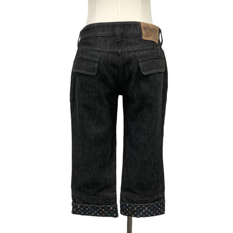 Louis Vuitton Louis Vuitton Monogram Cuff Jeans Size 38 Size 26" / US 2 / IT 38 - 2 Thumbnail