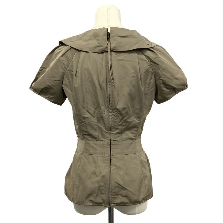 Louis Vuitton Louis Vuitton Brown Silk Blend Blouse Size 36 Size XS / US 0-2 / IT 36-38 - 2 Thumbnail