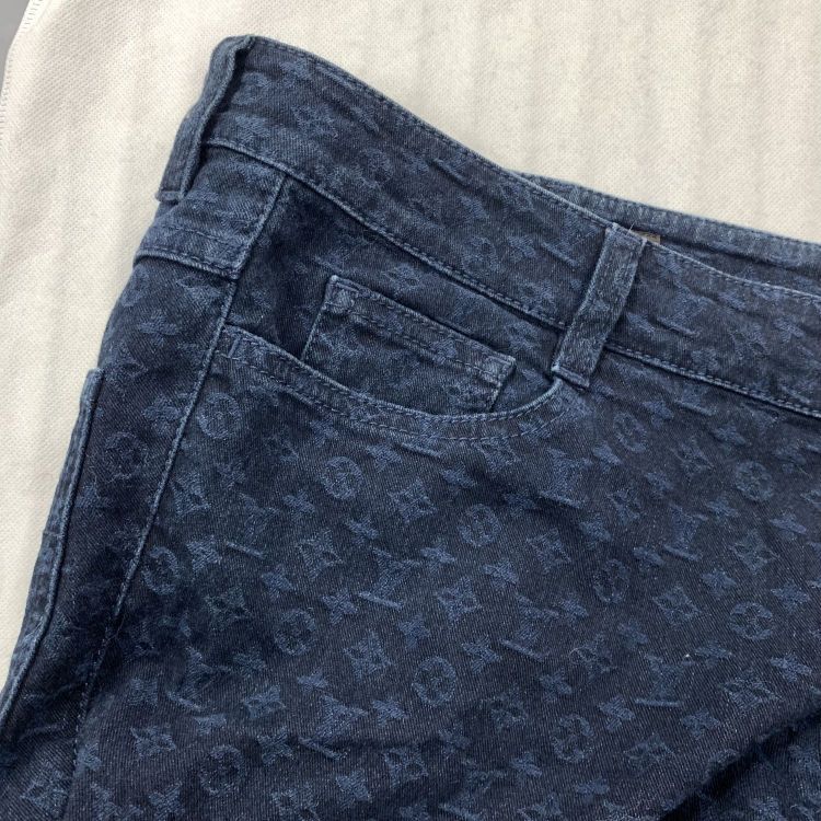 Louis Vuitton Louis Vuitton Monogram Denim Jeans Size 40 Size 27" / US 4 / IT 40 - 7 Thumbnail