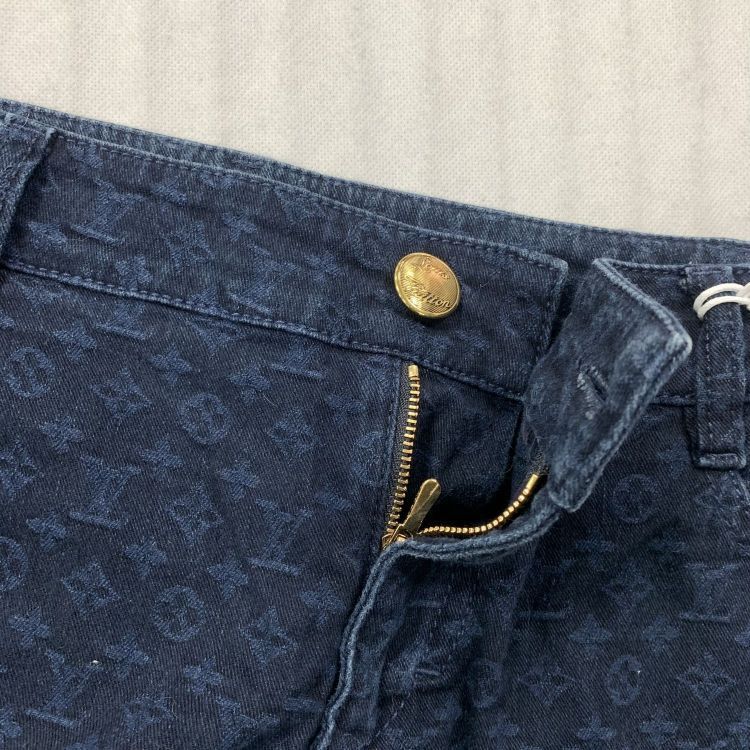 Louis Vuitton Louis Vuitton Monogram Denim Jeans Size 40 Size 27" / US 4 / IT 40 - 6 Thumbnail