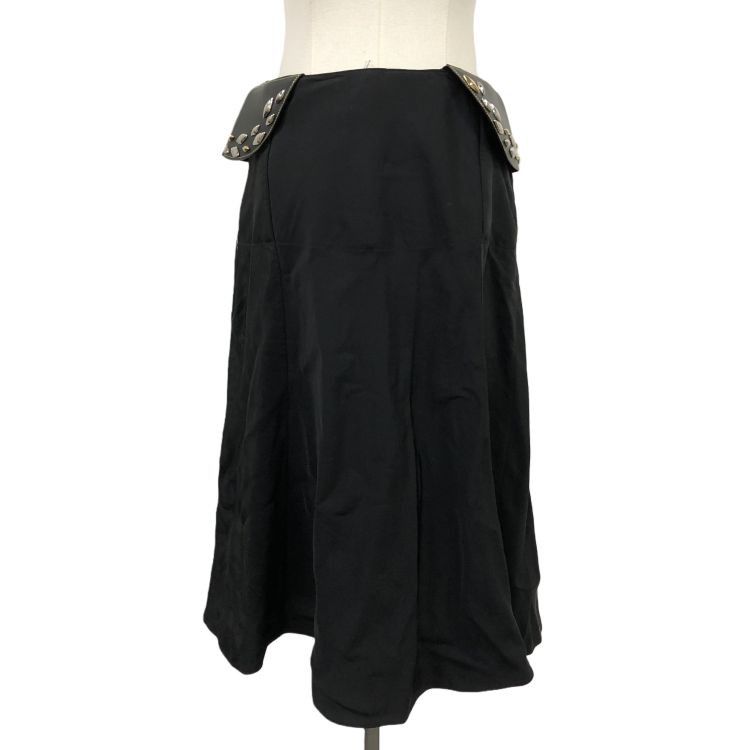 Louis Vuitton Louis Vuitton Studded Waist Midi Skirt Size 38 Size 27" / US 4 / IT 40 - 2 Thumbnail
