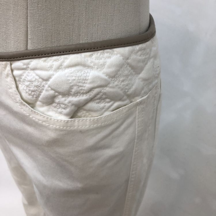 Louis Vuitton Louis Vuitton Quilted Lambskin Trim Pants Size IT 42 Size 28" / US 6 / IT 42 - 7 Thumbnail