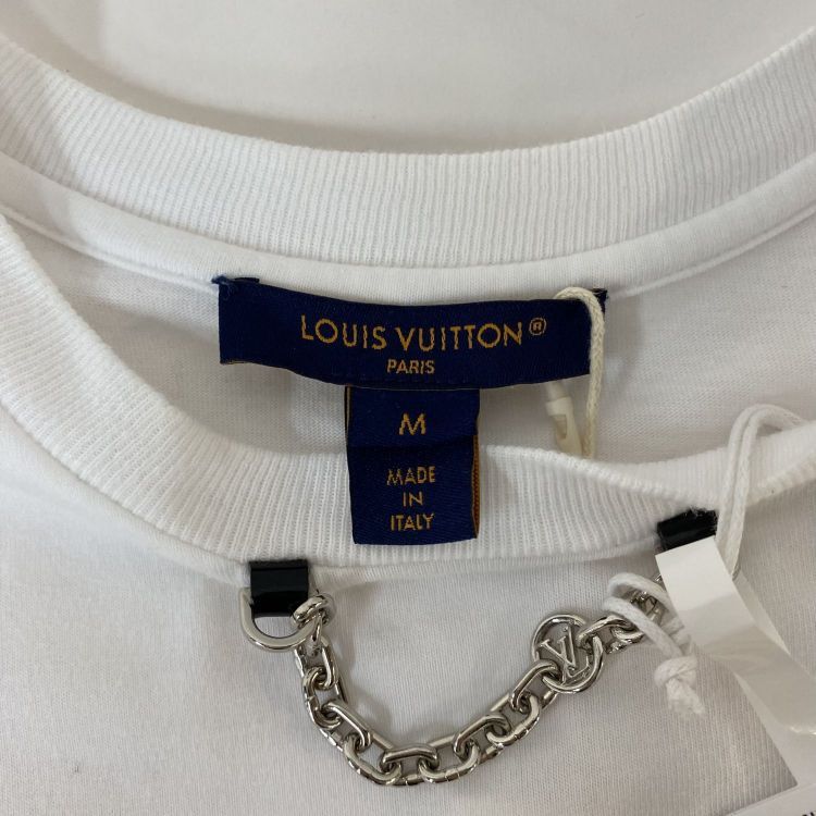 Louis Vuitton Louis Vuitton Chain Logo T-Shirt Size M Size US M / EU 48-50 / 2 - 3 Thumbnail