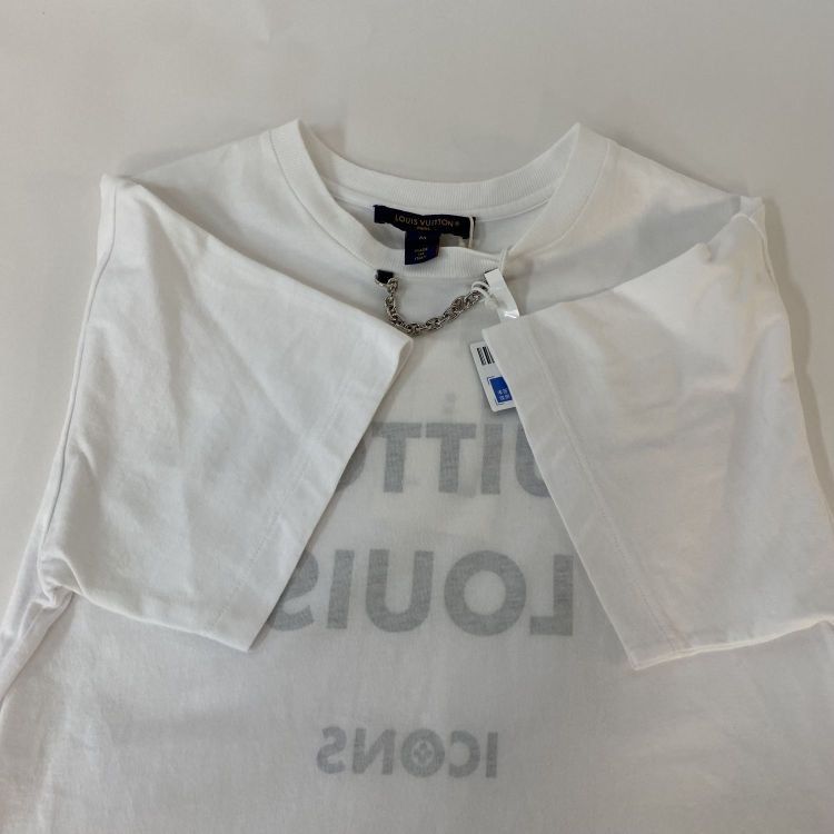 Louis Vuitton Louis Vuitton Chain Logo T-Shirt Size M Size US M / EU 48-50 / 2 - 8 Thumbnail