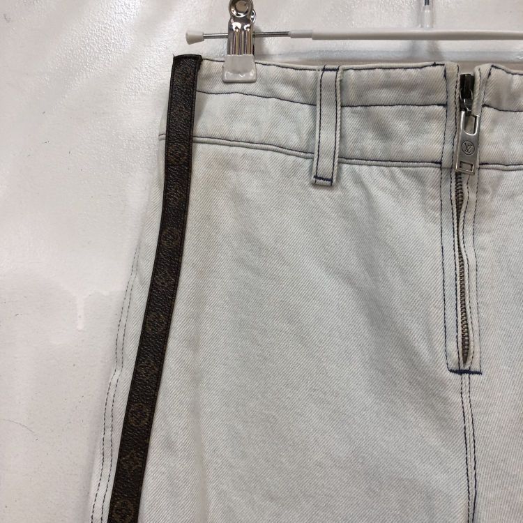 Louis Vuitton Louis Vuitton Striped Detail Denim Jeans Size 34 Size US 34 / EU 50 - 7 Thumbnail
