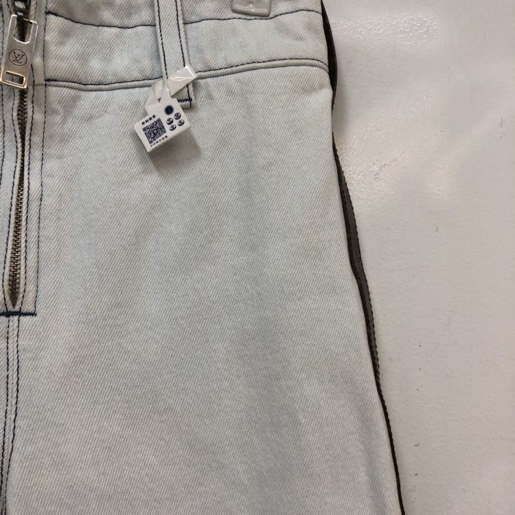 Louis Vuitton Louis Vuitton Striped Detail Denim Jeans Size 34 Size US 34 / EU 50 - 6 Thumbnail