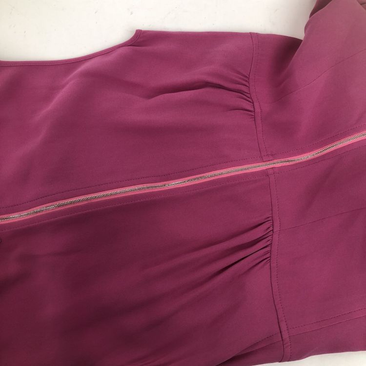 Louis Vuitton Louis Vuitton Purple Silk Sleeveless Dress Size 38 Size XS / US 0-2 / IT 36-38 - 6 Thumbnail