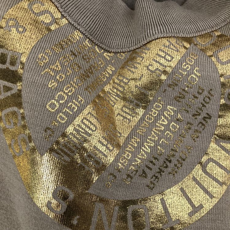 Louis Vuitton Louis Vuitton Gold Logo Sweatshirt Size M Size US M / EU 48-50 / 2 - 7 Thumbnail
