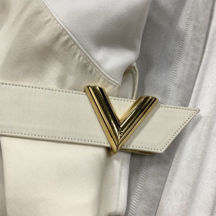 Louis Vuitton Louis Vuitton V Logo Belt Dress Size L Size L / US 10 / IT 46 - 9 Thumbnail