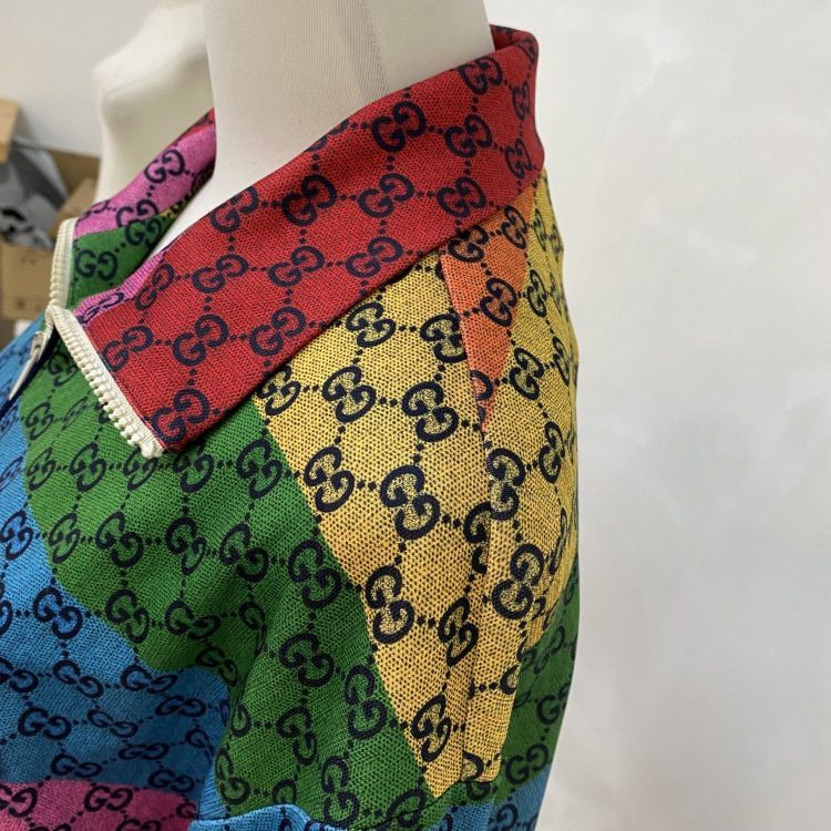 Gucci Gucci Rainbow Monogram Zip-Up Jacket Size S Size US S / EU 44-46 / 1 - 7 Thumbnail