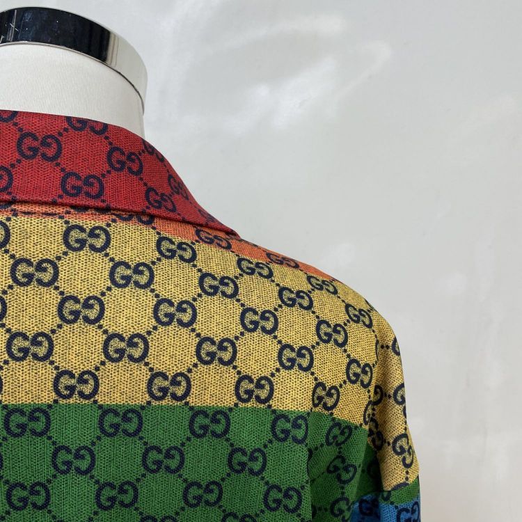 Gucci Gucci Rainbow Monogram Zip-Up Jacket Size S Size US S / EU 44-46 / 1 - 8 Thumbnail