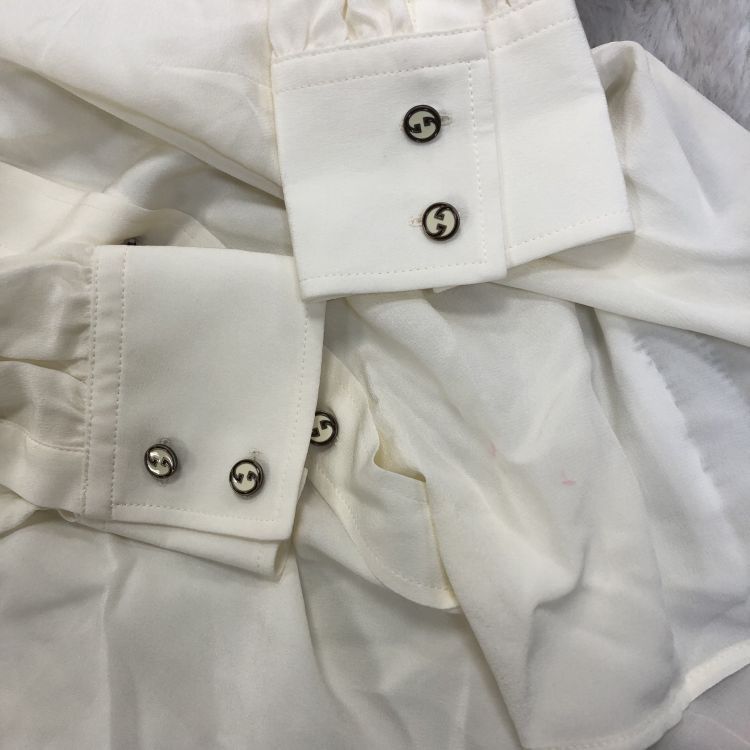 Gucci Gucci Silk Button Up Shirt Size 38 Size XS / US 0-2 / IT 36-38 - 9 Thumbnail