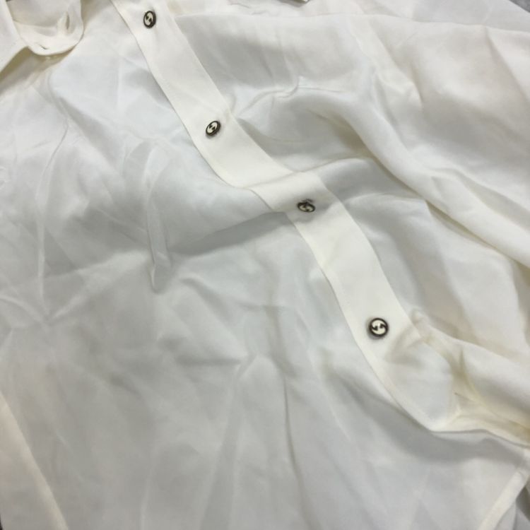 Gucci Gucci Silk Button Up Shirt Size 38 Size XS / US 0-2 / IT 36-38 - 8 Thumbnail
