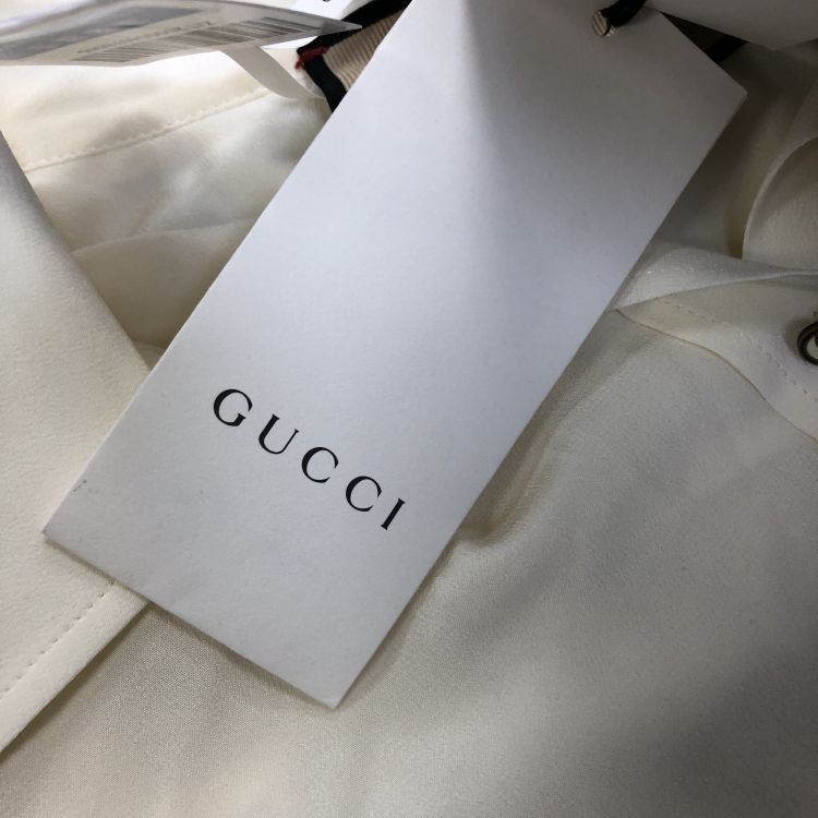 Gucci Gucci Silk Button Up Shirt Size 38 Size XS / US 0-2 / IT 36-38 - 12 Thumbnail