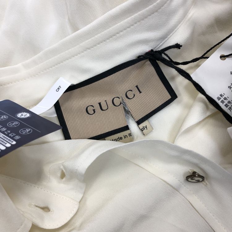 Gucci Gucci Silk Button Up Shirt Size 38 Size XS / US 0-2 / IT 36-38 - 7 Thumbnail