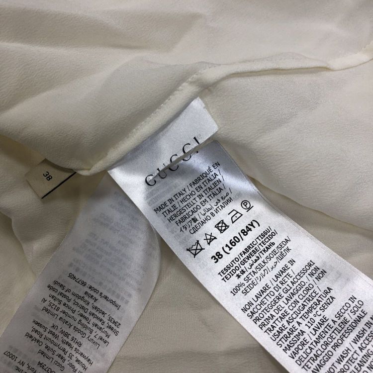 Gucci Gucci Silk Button Up Shirt Size 38 Size XS / US 0-2 / IT 36-38 - 11 Thumbnail